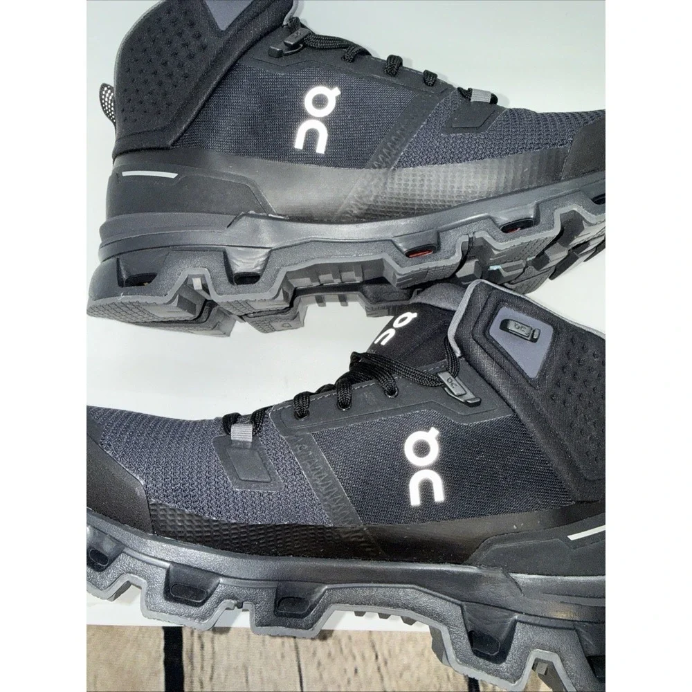 On Running Cloudrock 2 Waterproof Hiking Boot Womens Size 10.5/Men 9
